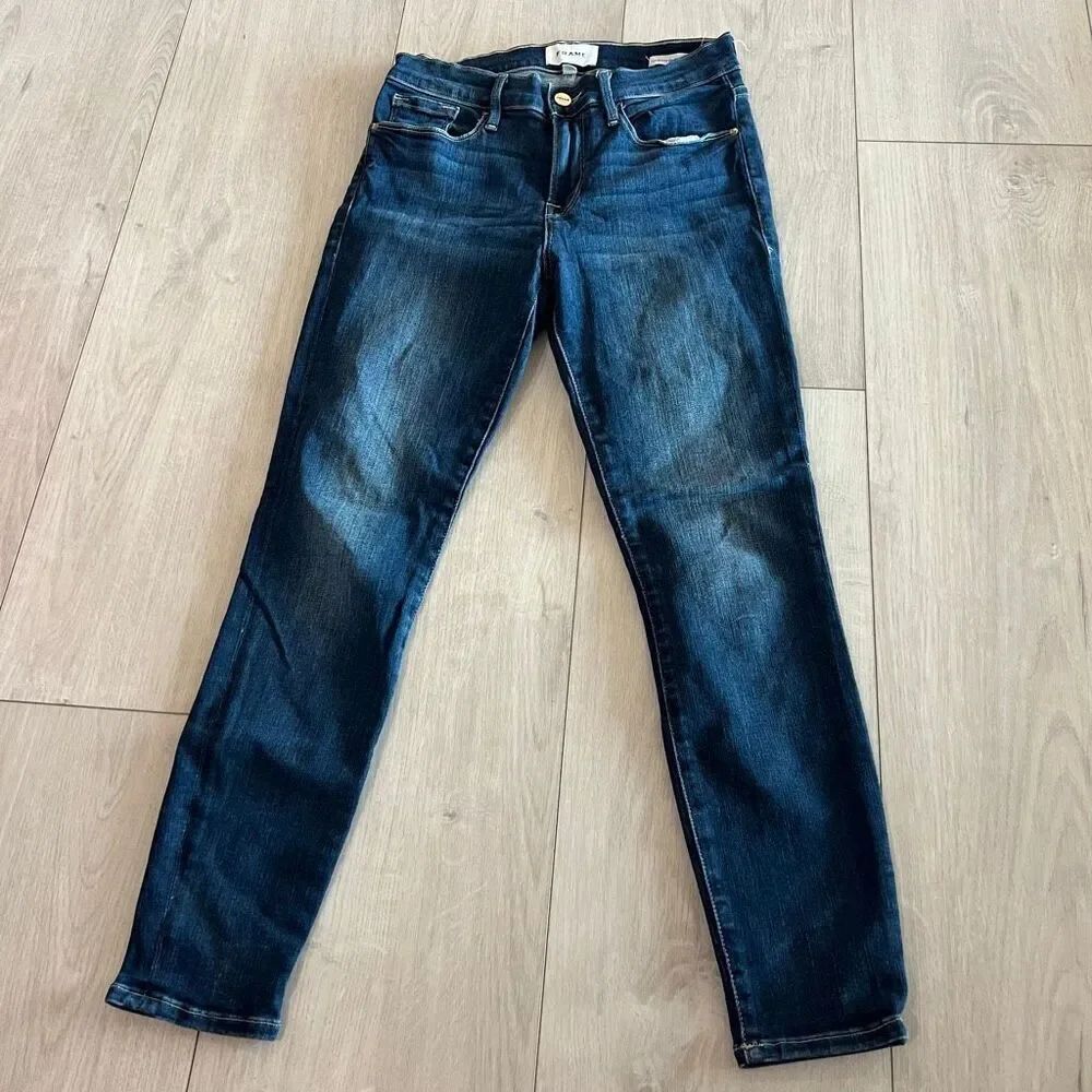 Frame le skinny de Jeanne crop size 28